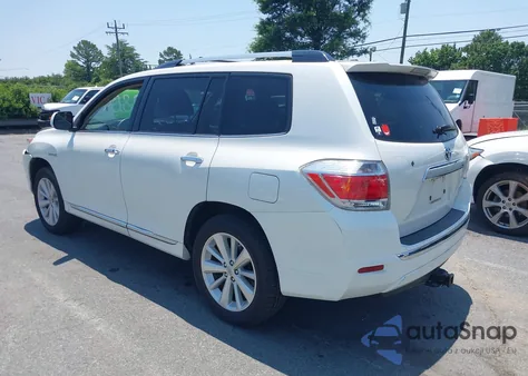 2013 Toyota Highlander Hybrid Limited V6 from USA, damaged, VIN JTEDC3EH6D2017061